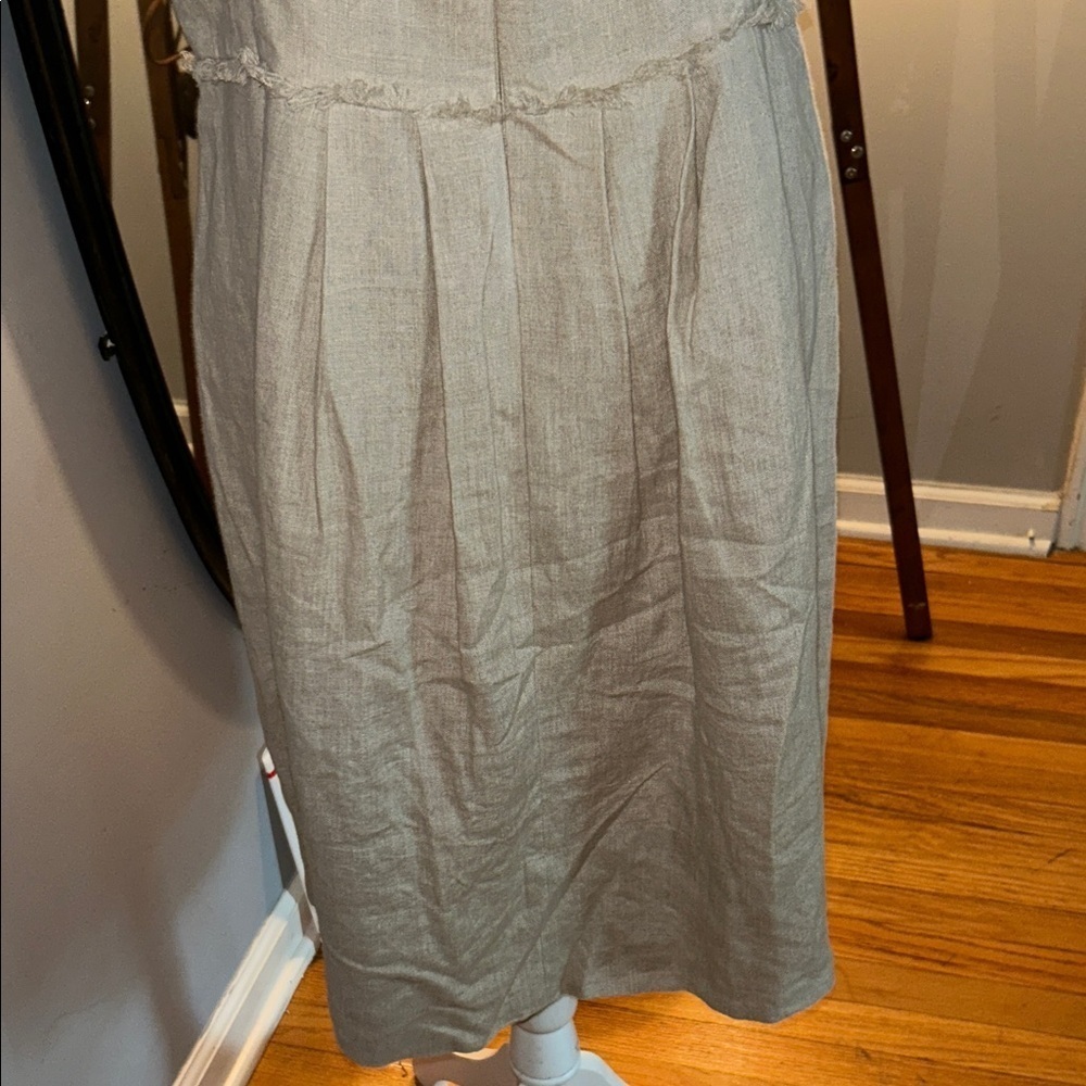 Donna Ricco Beige Midi Dress - Picture 6 of 8